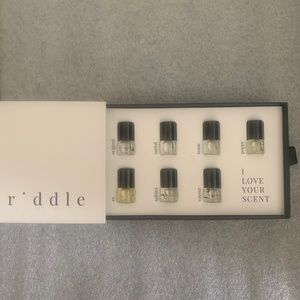 RIDDLE OIL perfume sample kit *NEW IN BOX*